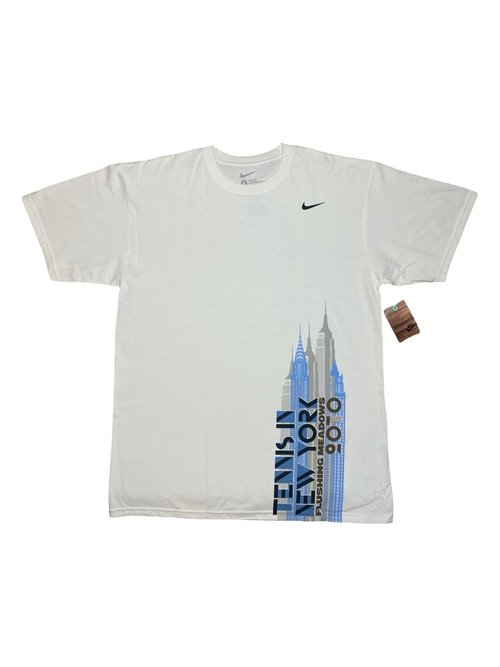 Vintage 2010 Nike Tennis In New York Flushing Meadows Deadstock Tee Shirt Size L